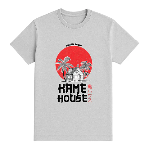 Camiseta anime - Casa Kame sol rojo