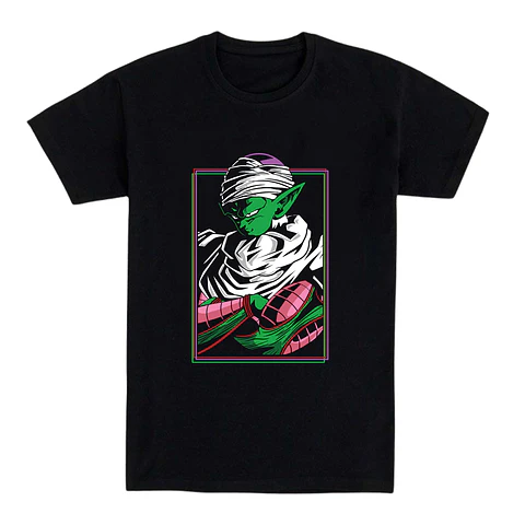 Camiseta anime - Guerrero verde serio