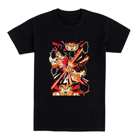 Camiseta anime - Combate de guerreros
