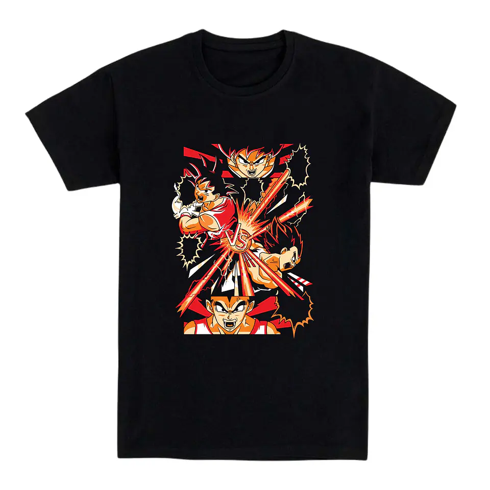 Camiseta anime - Combate de guerreros 1