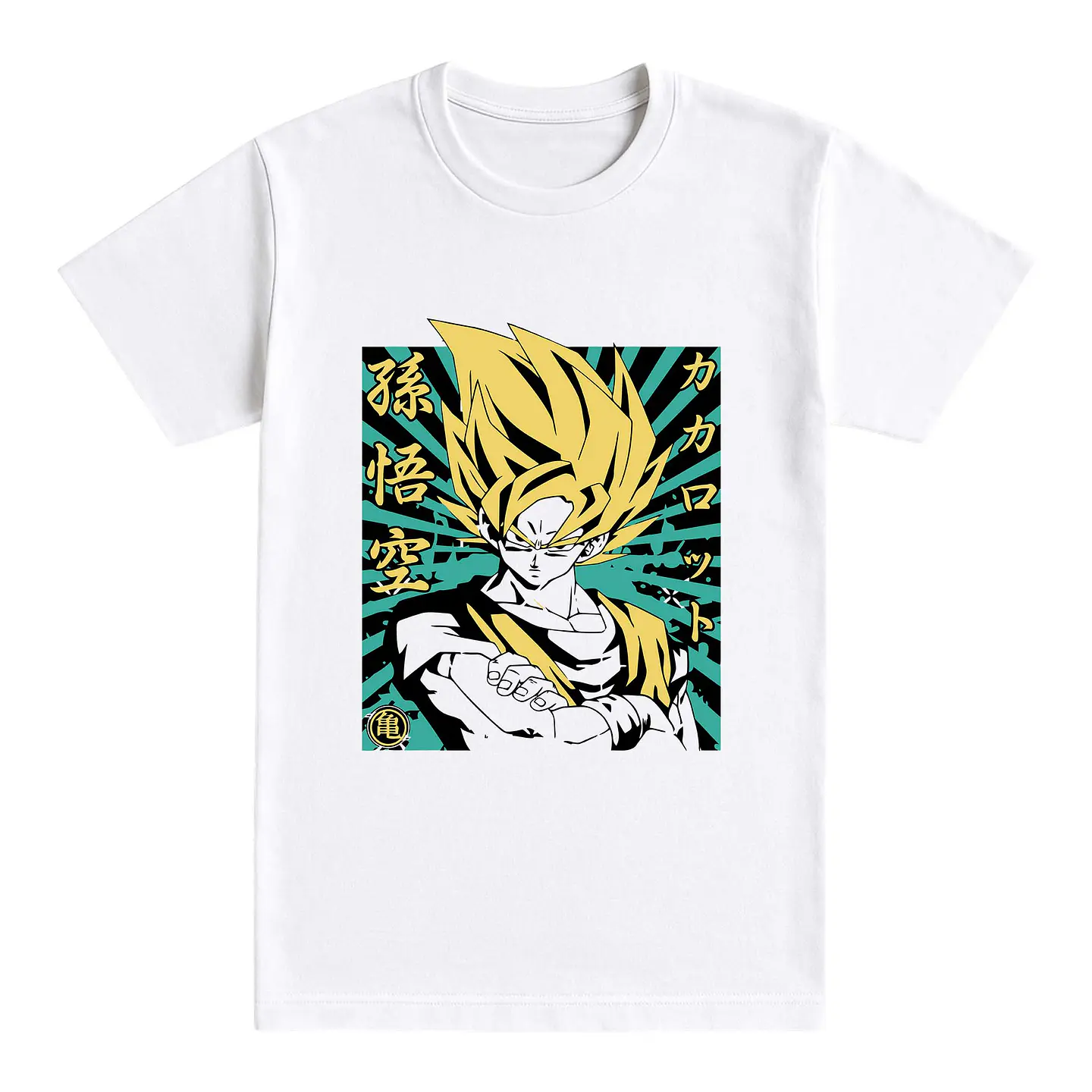 Camiseta anime - Guerrero dorado 1