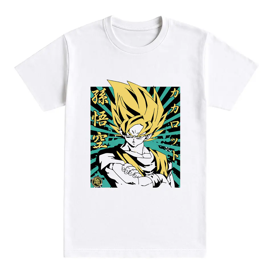 Camiseta anime - Guerrero dorado 1