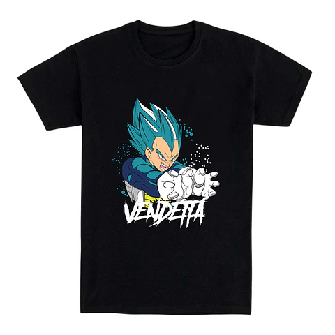Camiseta anime - Guerrero azul vendetta