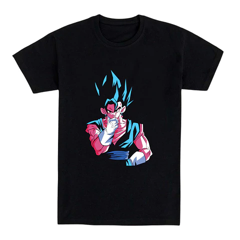 Camiseta anime - Guerrero azul pensativo