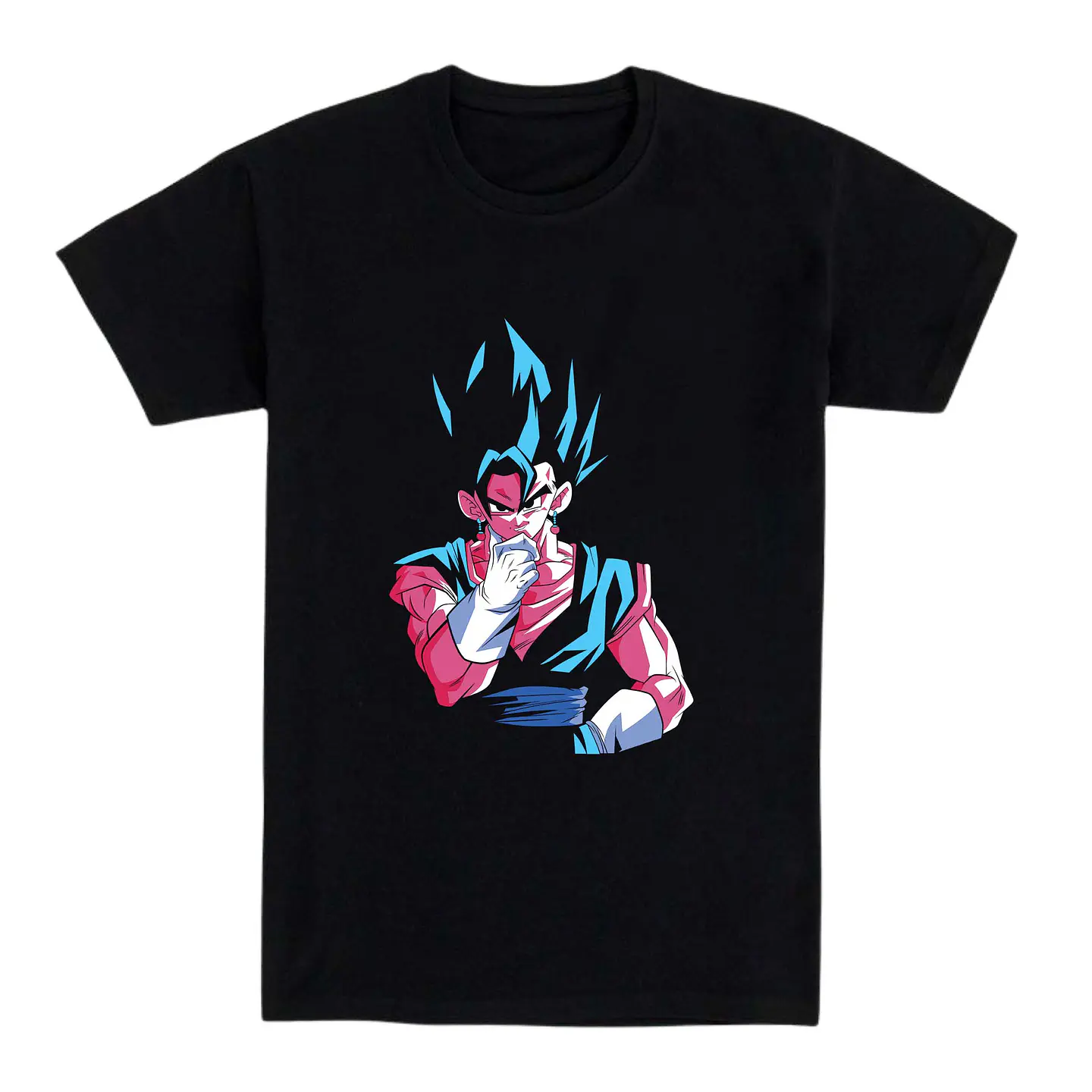 Camiseta anime - Guerrero azul pensativo 1