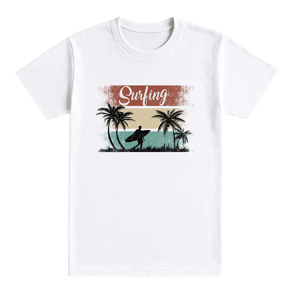 Camiseta surf – Sunset Vibes 1