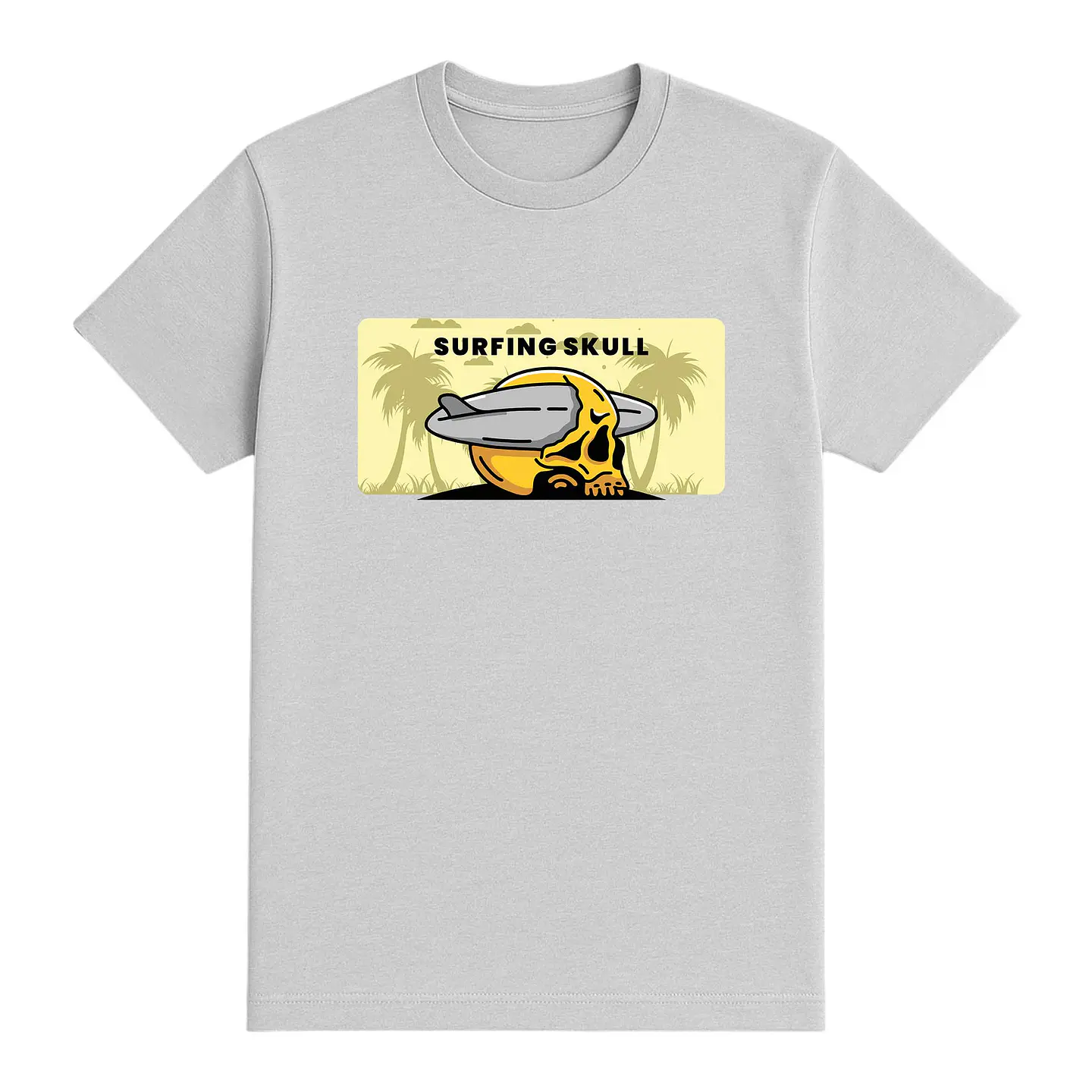 Camiseta surf - Surfing Skull 1