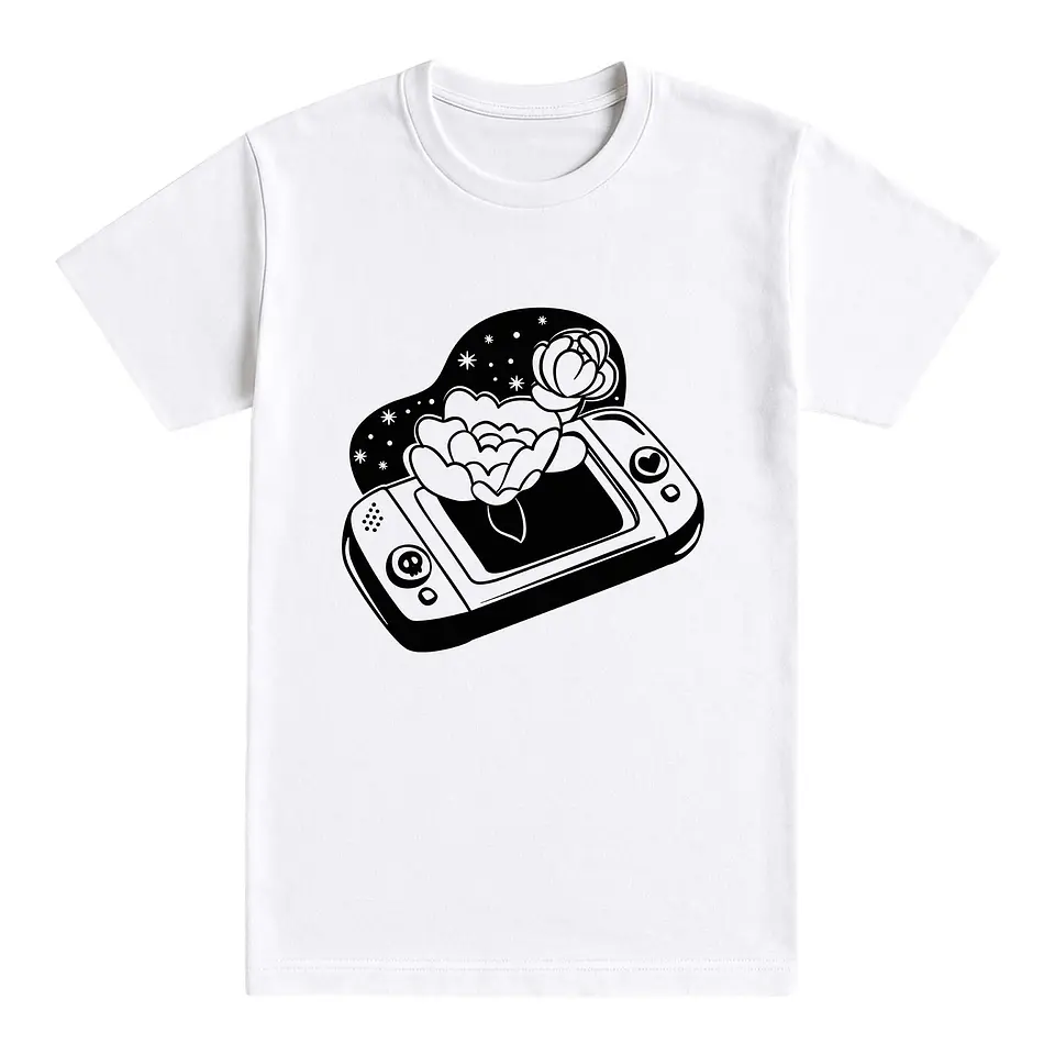 Camiseta gamer - Camiseta Retro Bloom 1