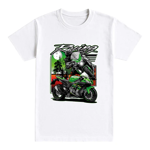 Camiseta moto - Deportiva en la naturaleza "Racing"