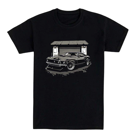 Camiseta coches - Garaje y Leyenda Americana