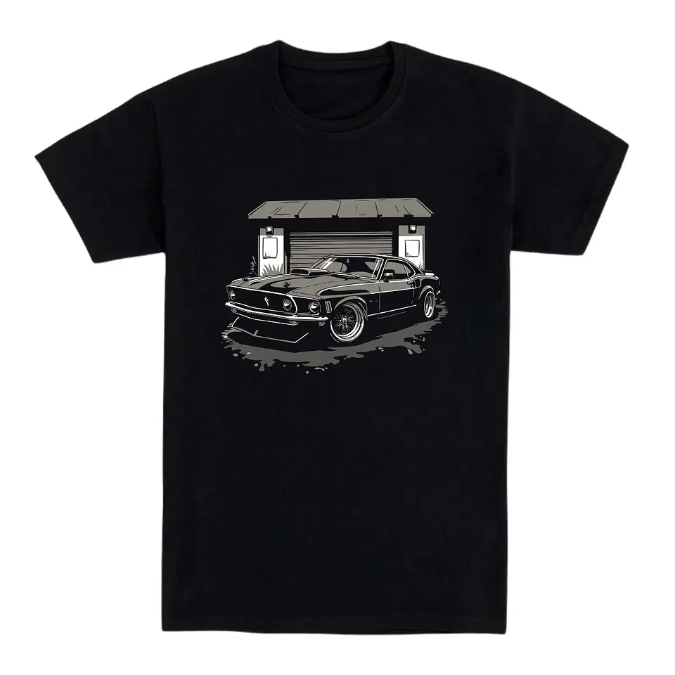 Camiseta coches - Garaje y Leyenda Americana 1