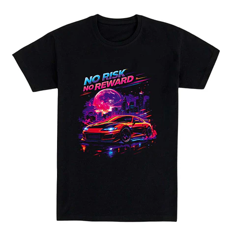Camiseta coches – No Risk No Reward