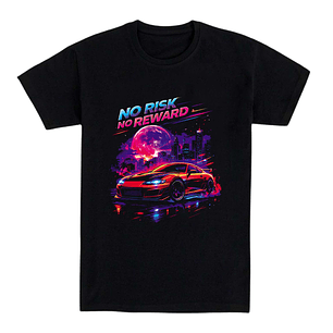 Camiseta coches – No Risk No Reward