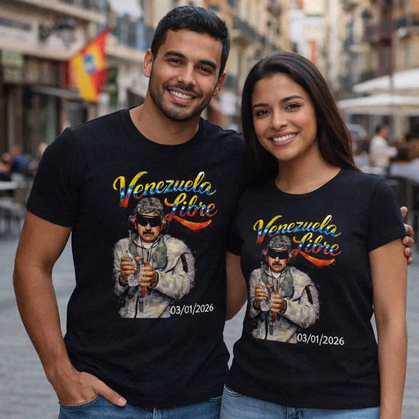 Camiseta Venezuela Libre Unisex - 03/01/2026 - ENVÍO A ESPAÑA 3