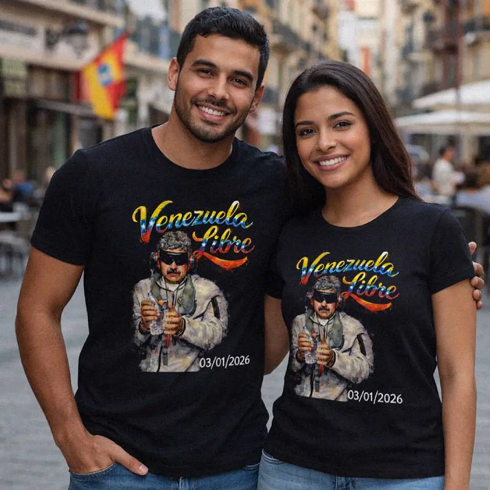 Camiseta Venezuela Libre Unisex - 03/01/2026 - ENVÍO A ESPAÑA 3