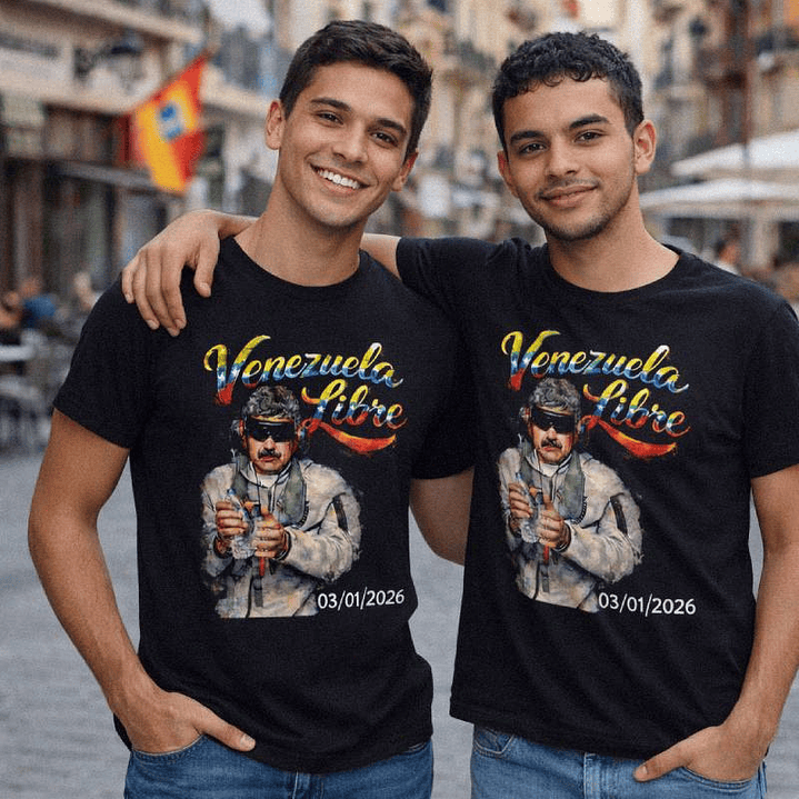 Camiseta Venezuela Libre Unisex - 03/01/2026 - ENVÍO A ESPAÑA 5