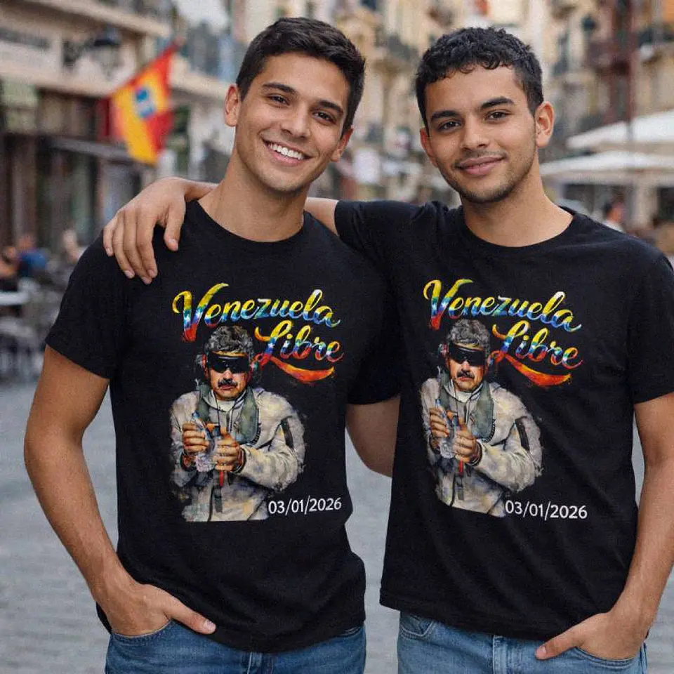 Camiseta Venezuela Libre Unisex - 03/01/2026 - ENVÍO A ESPAÑA 5