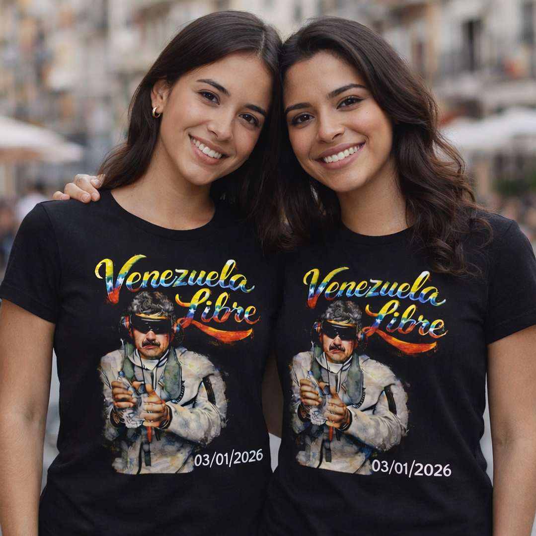 Camiseta Venezuela Libre Unisex - 03/01/2026 - ENVÍO A ESPAÑA 4