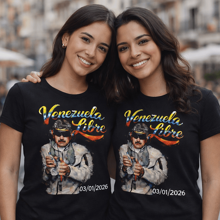 Camiseta Venezuela Libre Unisex - 03/01/2026 - ENVÍO A ESPAÑA 4