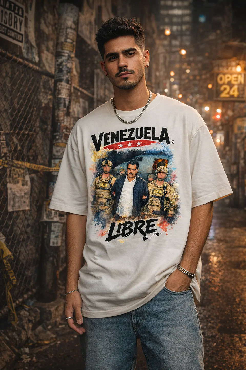 Camiseta oversize Venezuela Libre - Unisex 1