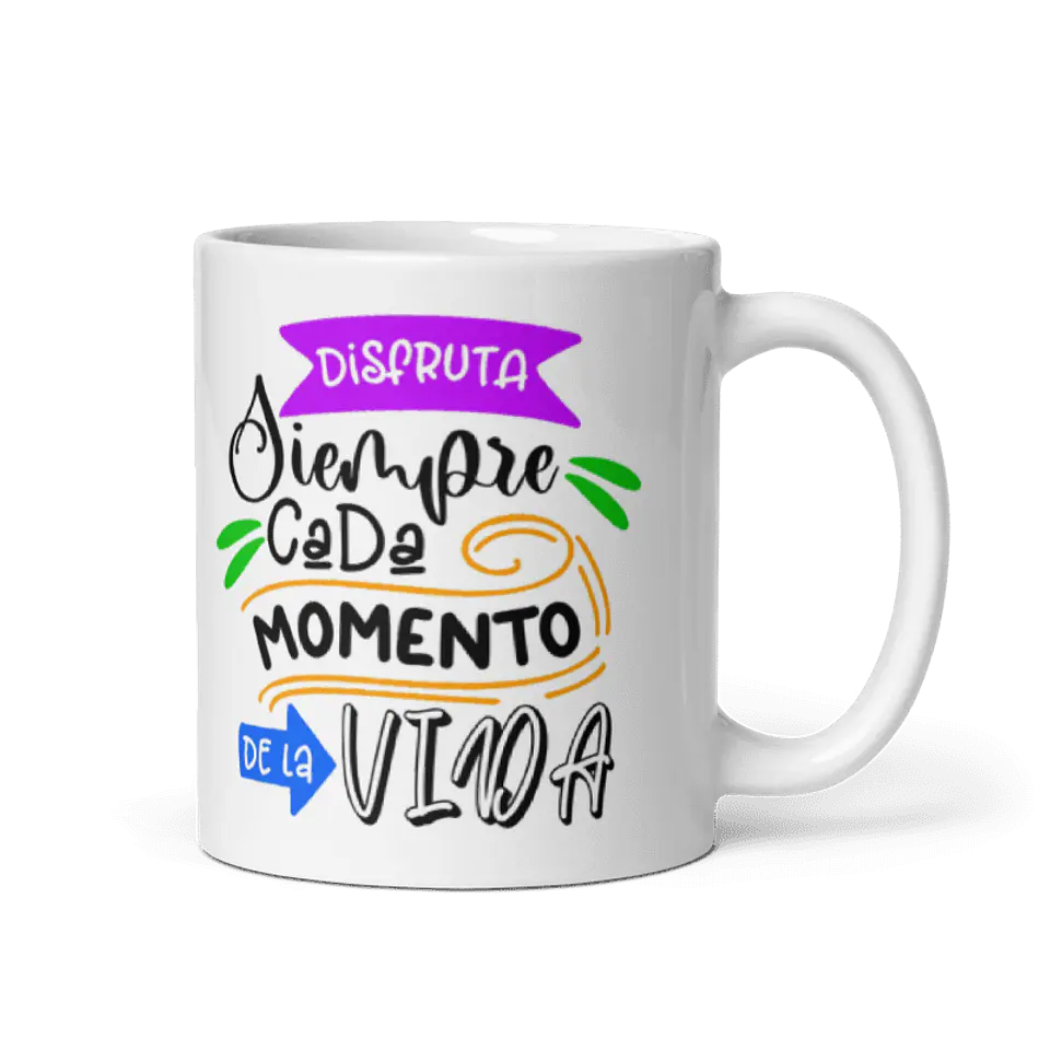 Taza personalizada de cerámica  diseño libre área de impresión 20x8,5cm 1