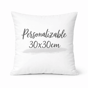 Cojin personalizado cuadrado 30x30cm