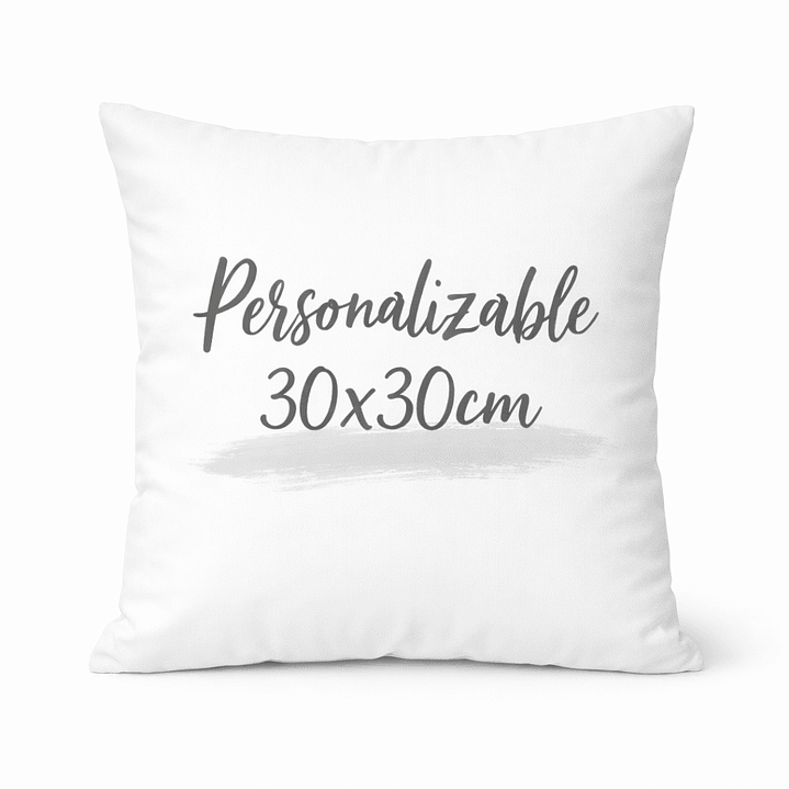 Cojin personalizado cuadrado 30x30cm 1