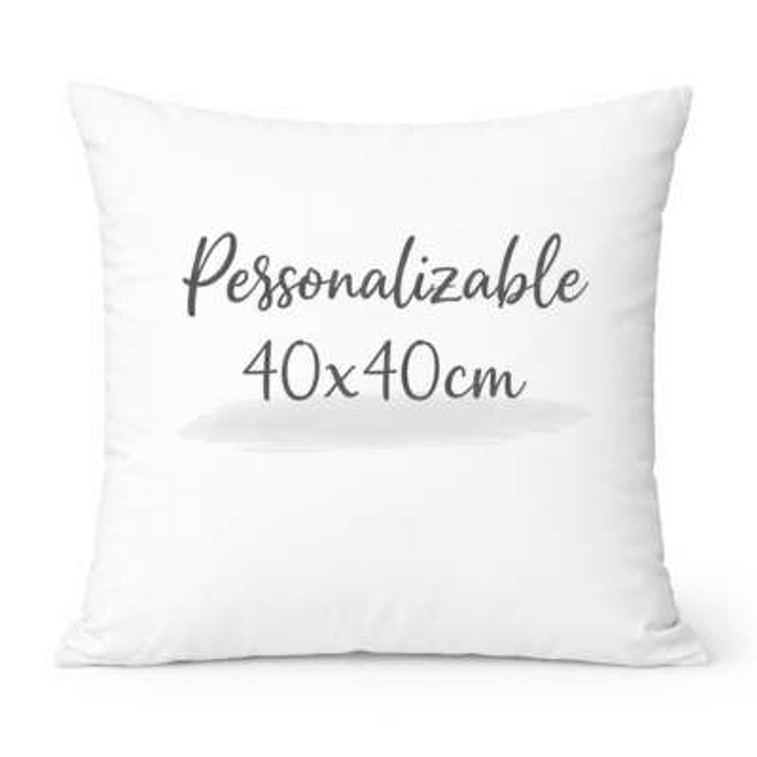 Cojín personalizado cuadrado 40x40cm 1