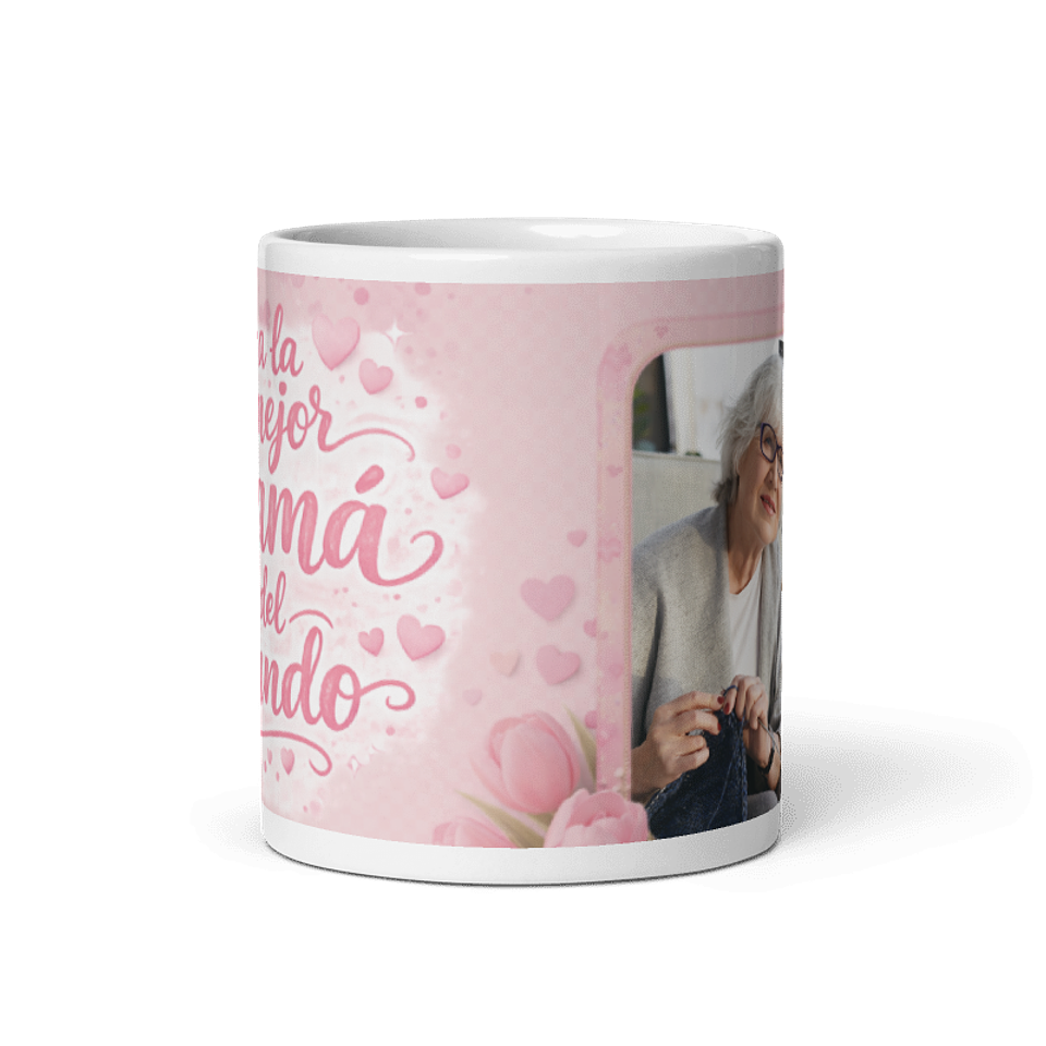 Taza personalizada mamá, añade tu foto - 001 2
