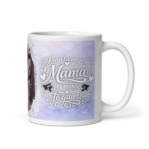 Taza personalizada mamá, "añade tu foto" - 005 plantilla prediseñada