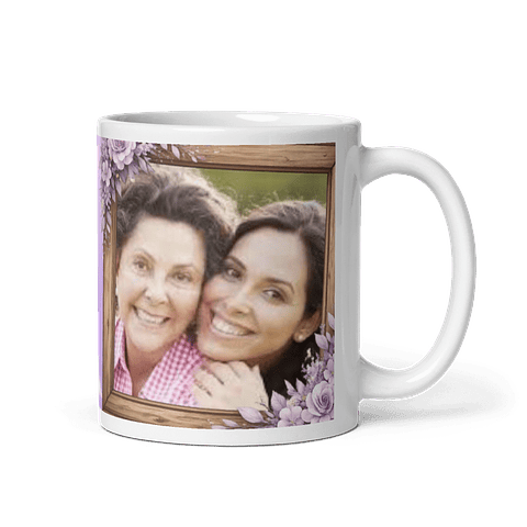 Taza personalizada mamá, "añade tu foto" - 006 plantilla prediseñada