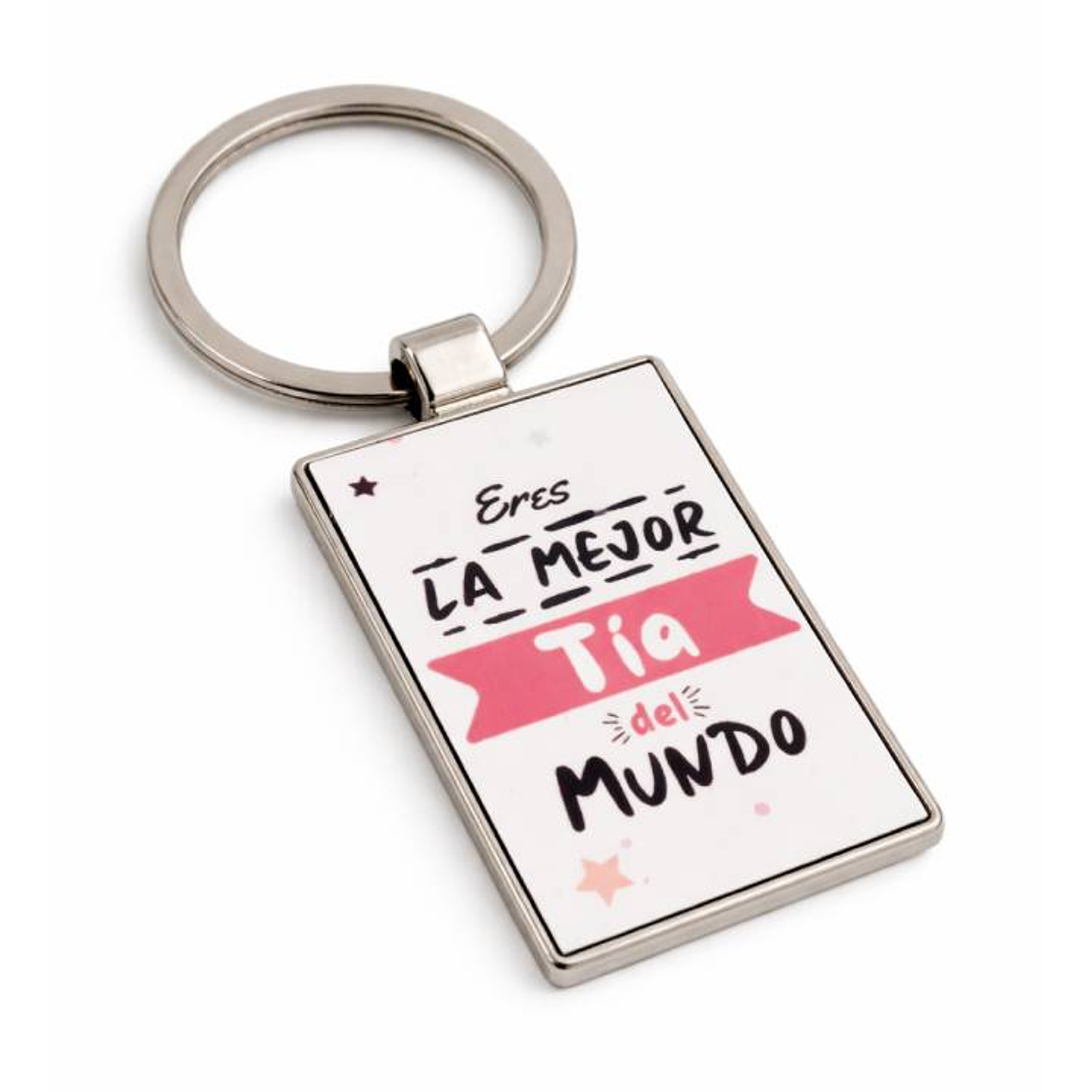 Llavero personalizado rectangular acero ZINC con foto o diseño 1