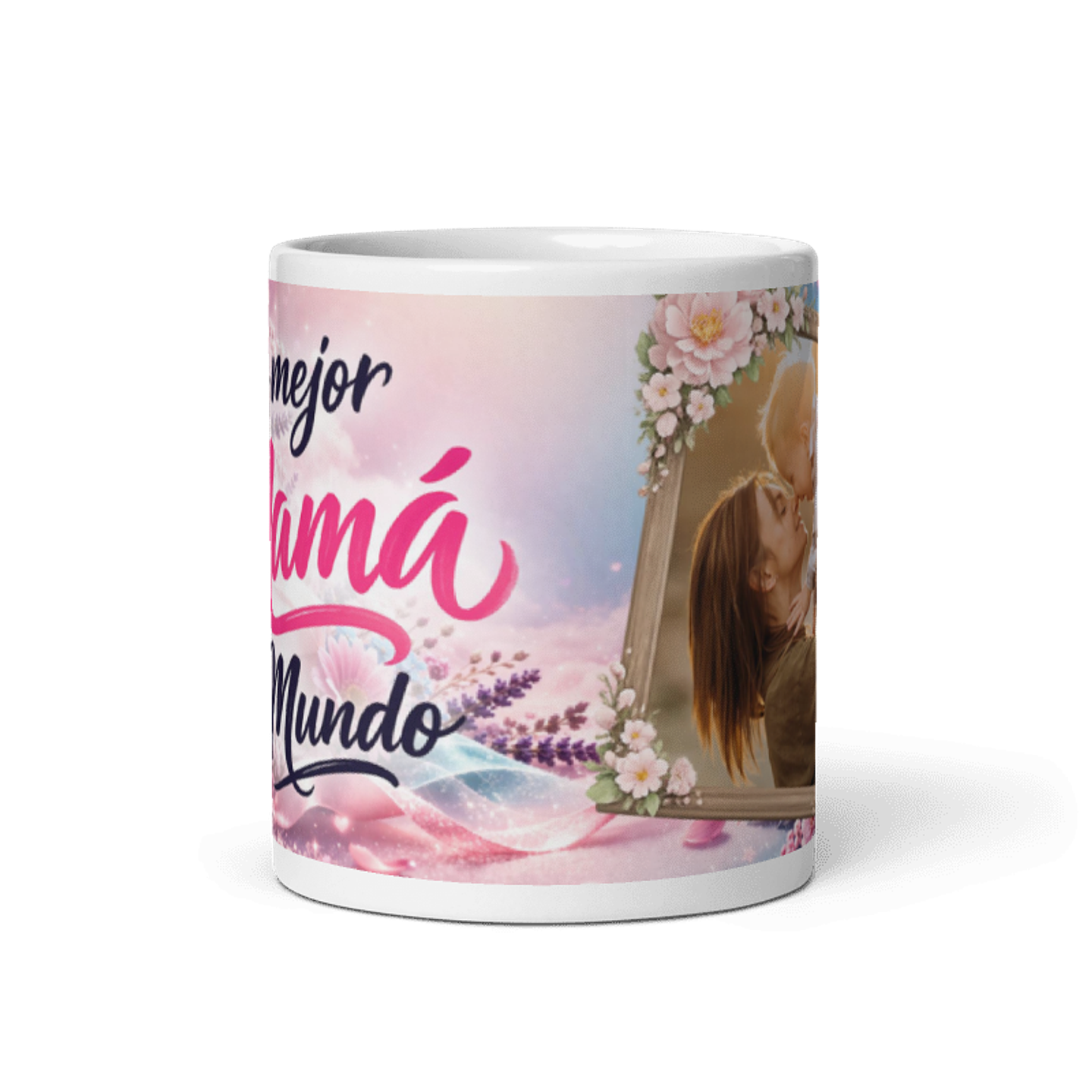 Taza personalizada mamá, añade tu foto - 007 plantilla prediseñada 3