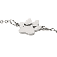 Pulsera personalizada mujer, huella animal grabada en acero inoxidable color plata - Miniatura 2
