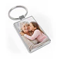 Llavero personalizado rectangular acero ZINC con foto o diseño - Miniatura 1