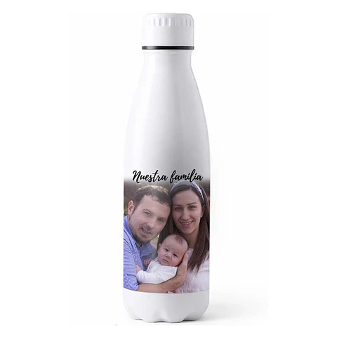 Botella con foto personalizada 700ml acero inoxidable