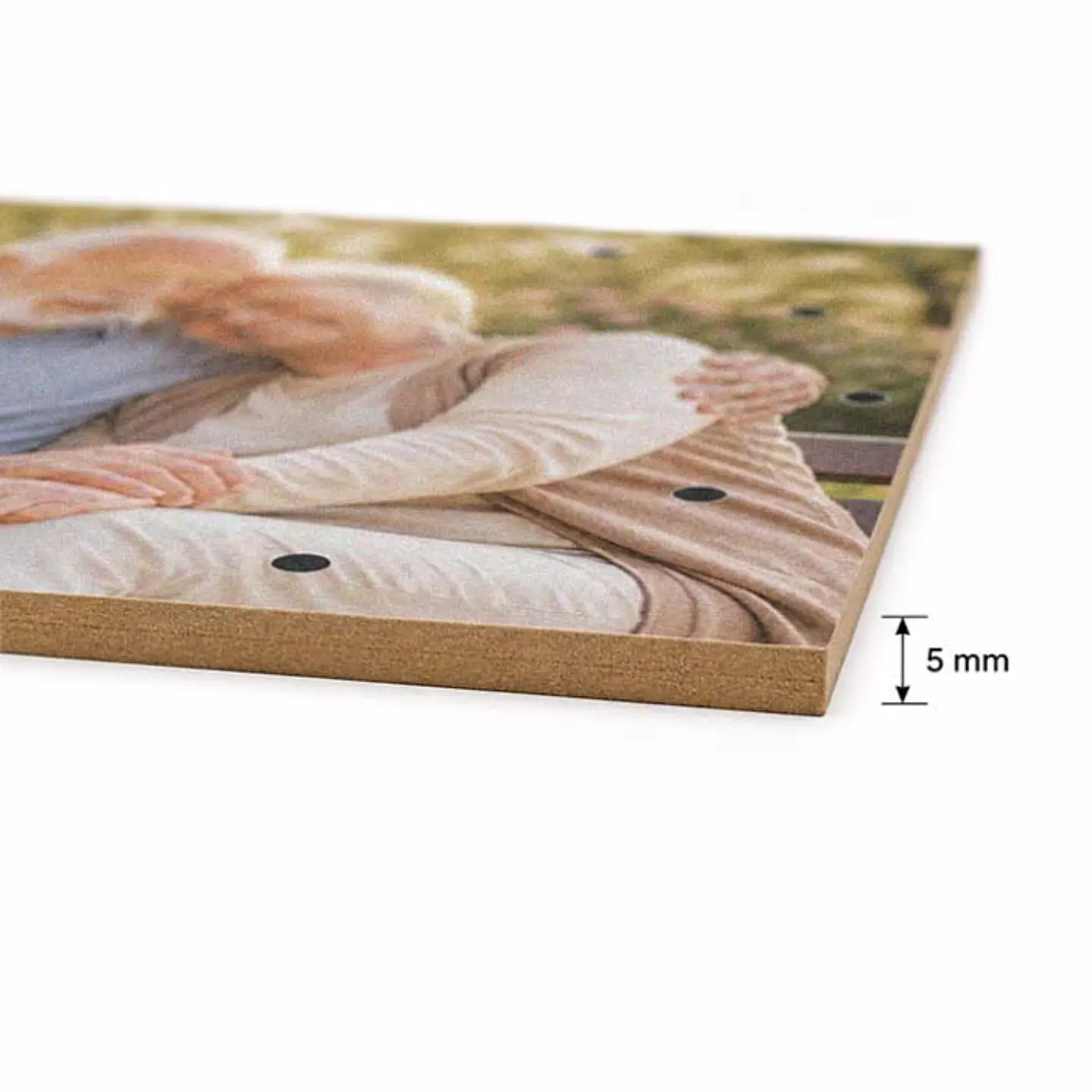 Reloj de pared personalizado con foto cuadrado 2