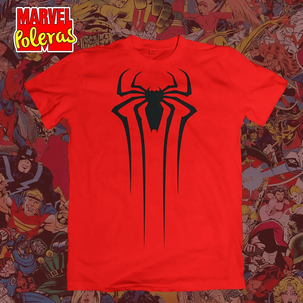 Polera Logo Spiderman Andrew Garfield 1