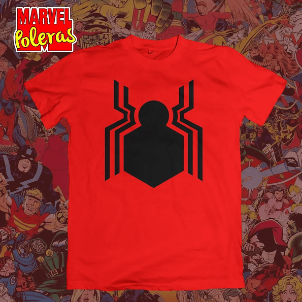 Polera Logo Spiderman Tom Holland | Colección Poleras Marvel 1
