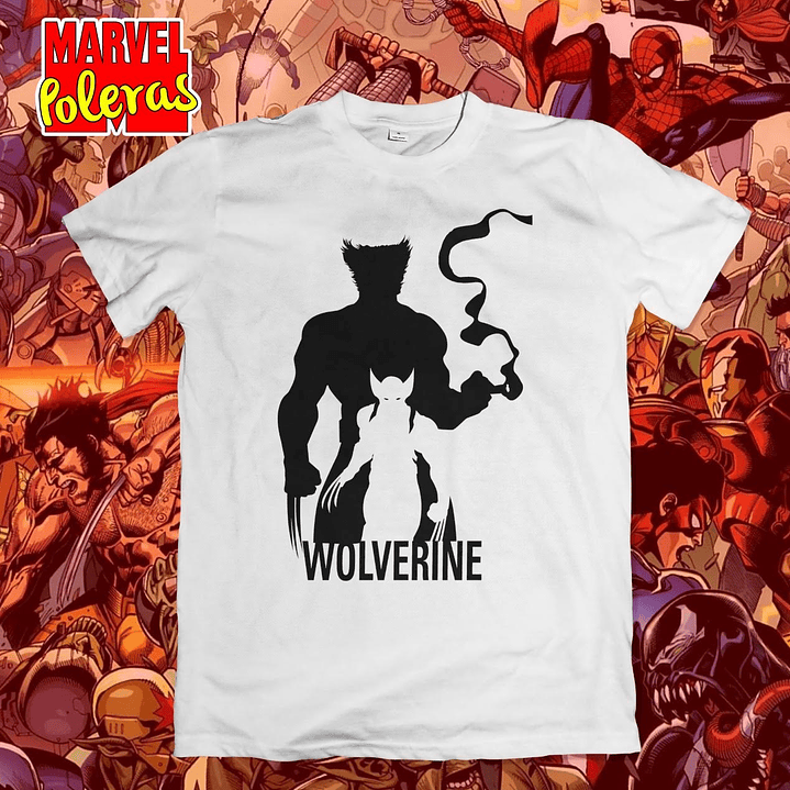 Polera Wolverine | Colección Poleras Marvel 2