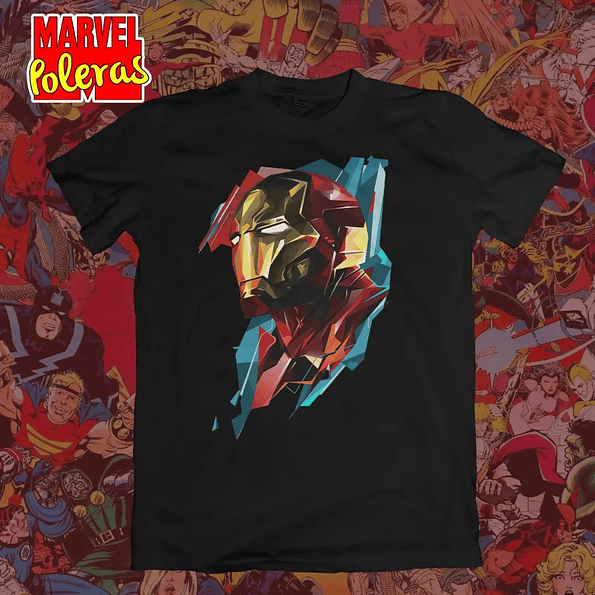 Polera Iron Man Face | Colección Marvel Polera 1