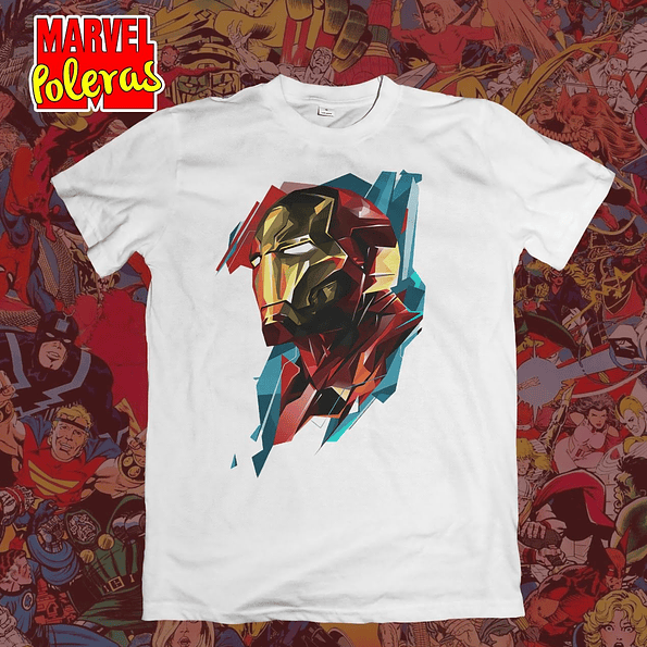 Polera Iron Man Face | Colección Marvel Polera 2