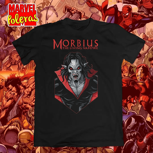 Polera MORBIUS | Colección Poleras Marvel 1