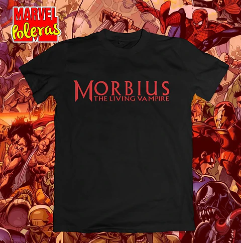 Polera Morbius logo | Colección Poleras Marvel