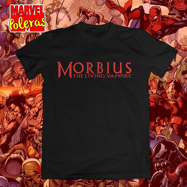 Polera Morbius logo | Colección Poleras Marvel 1