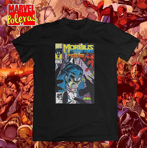 Polera MORBIUS COMIC | Colección Poleras Marvel