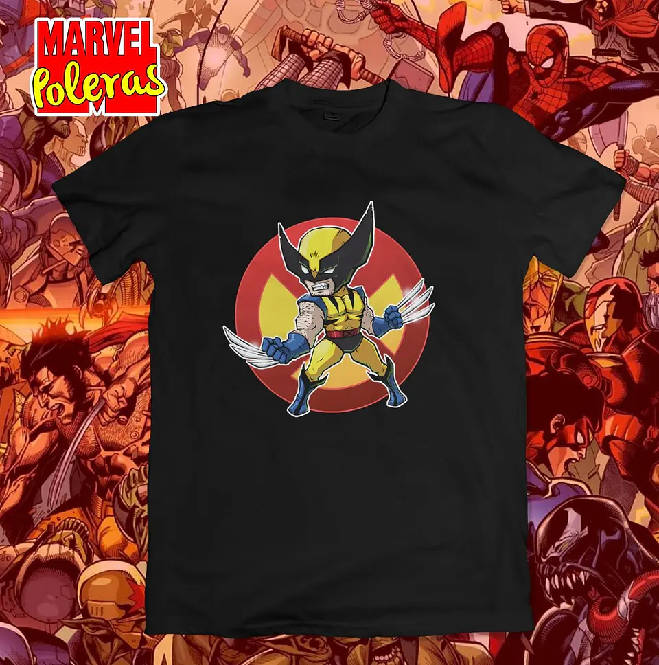 Polera WOLVERINE ANIMADO | Colección Poleras Marvel 2