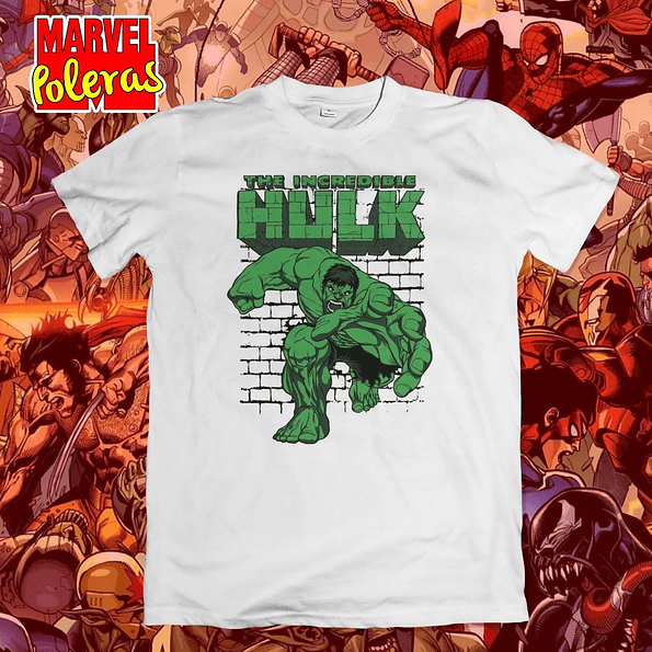 Polera Hulk Comic | Colección Poleras Marvel 1