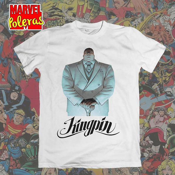 Polera kingpin | Colección Poleras Marvel 1