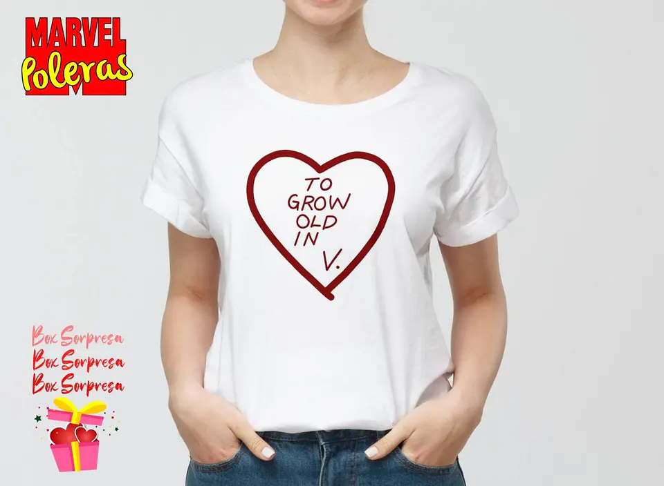 Polera Wanda To Grow Old In V. | Colección Poleras Marvel 1